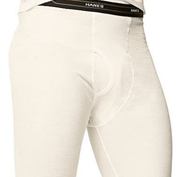 Hanes X-Temp Mens Cotton Thermal Pant - Picture 1 of 1